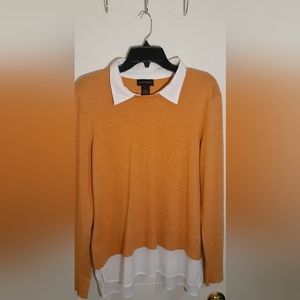 Sweater blouse large, orange